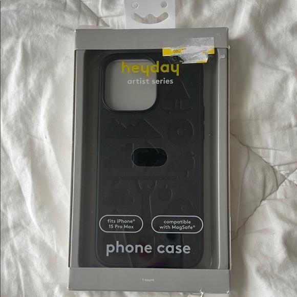 Heyday Black Phone case Artist Series IPhone 15‎ Pro Max - Picture 1 of 5